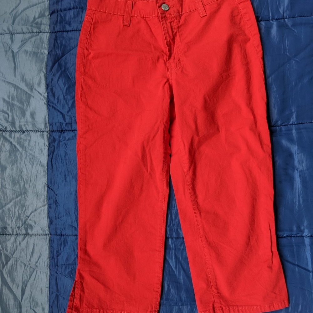 G Gigli red crop pants 29/43 (Small)